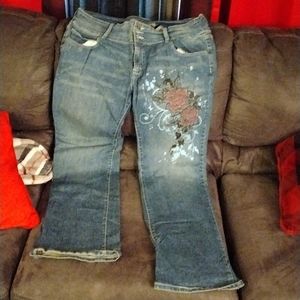 Slightly used size 17 Angel Kiss jeans